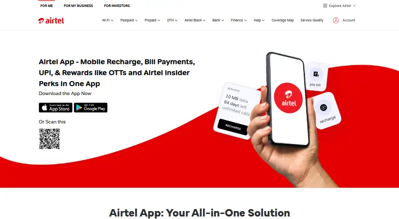 Airtel Money's own site, as our research read it