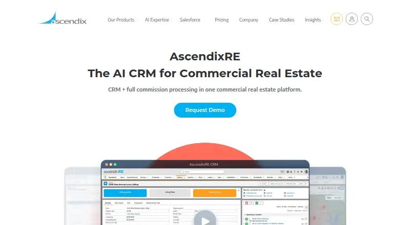 AscendixRE's own site, as our research read it