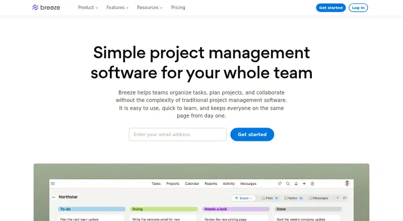 Breeze's own site, as our research read it