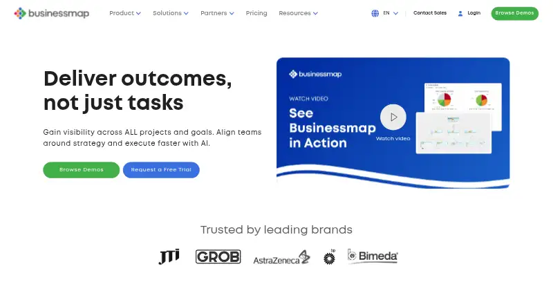 Businessmap's own site, as our research read it