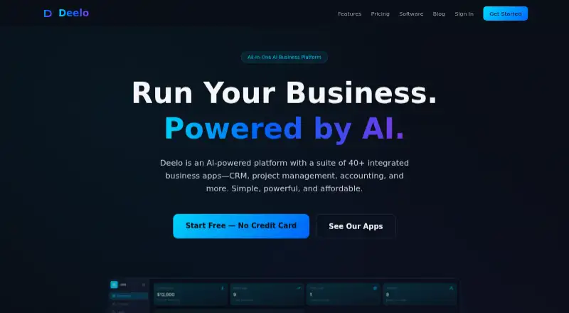 Deelo's own site, as our research read it