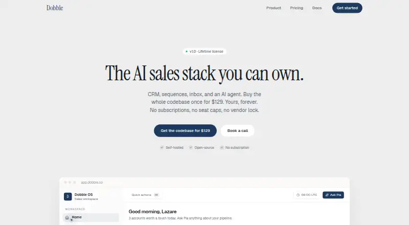 Dobble's own site, as our research read it