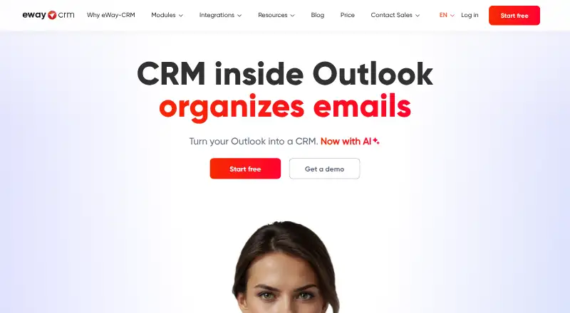 eWay-CRM's own site, as our research read it