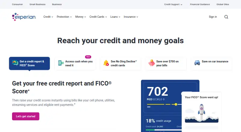Experian Debt Collection Software's own site, as our research read it