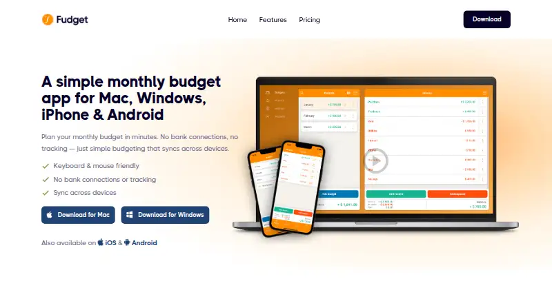 Fudget's own site, as our research read it