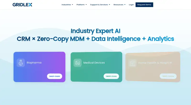 Gridlex's own site, as our research read it