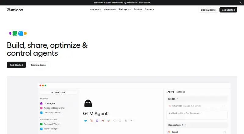 Gumloop's own site, as our research read it