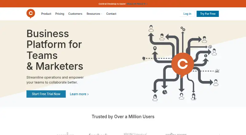 iMeet Central's own site, as our research read it