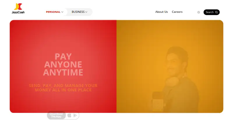 JazzCash's own site, as our research read it