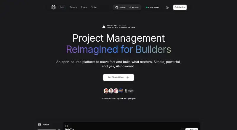 Kanba's own site, as our research read it