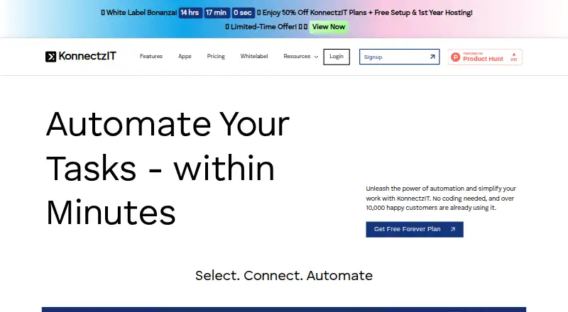 KonnectzIT's own site, as our research read it