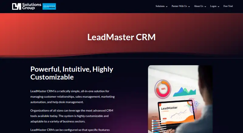 LeadMaster's own site, as our research read it