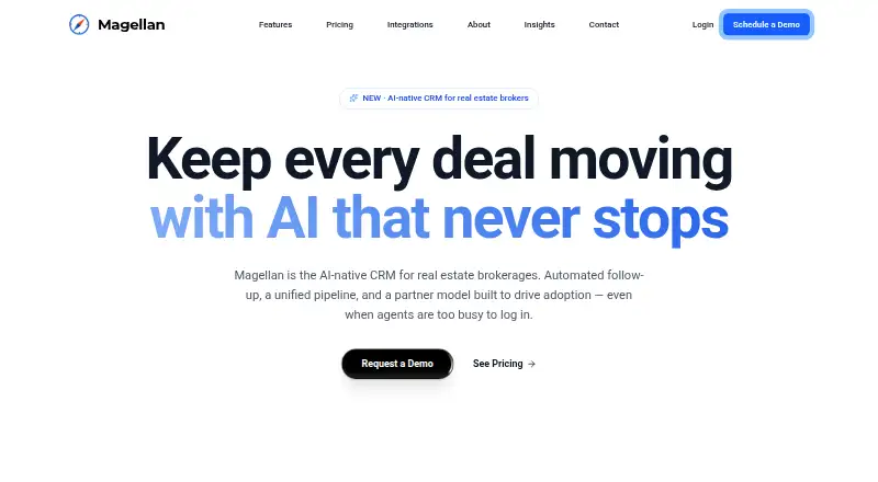 Magellan CRM's own site, as our research read it