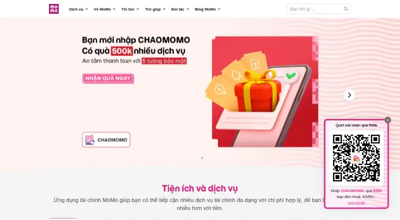 MoMo's own site, as our research read it