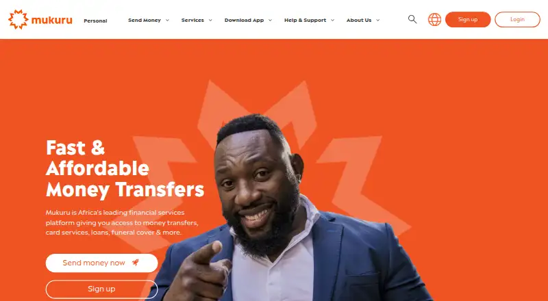 Mukuru's own site, as our research read it