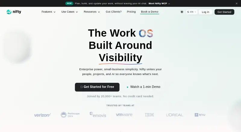 Nifty's own site, as our research read it