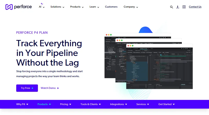 P4 Plan (formerly Hansoft)'s own site, as our research read it