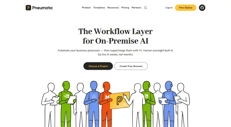 Pneumatic Workflow's own site, as our research read it