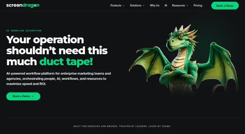 Screendragon's own site, as our research read it