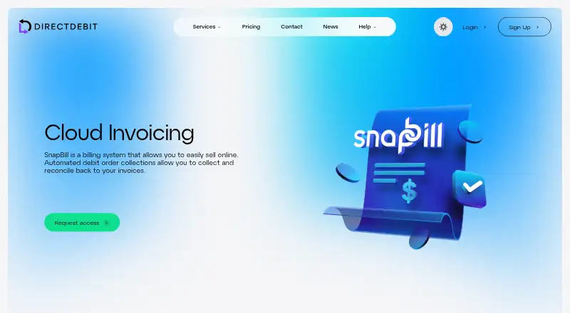 SnapBill's own site, as our research read it