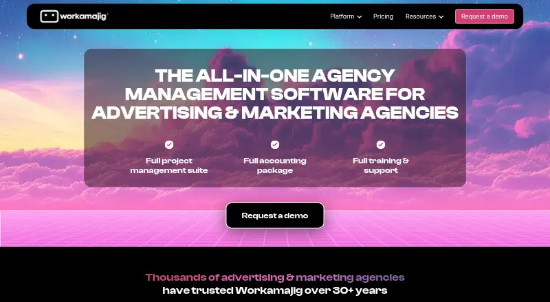 Workamajig's own site, as our research read it