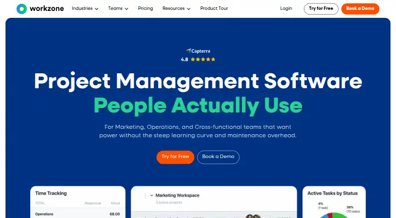 Workzone's own site, as our research read it