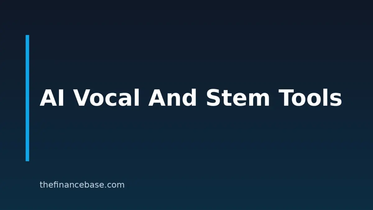 Best AI Stem Splitters and Vocal Removers for Every Setup (2026)