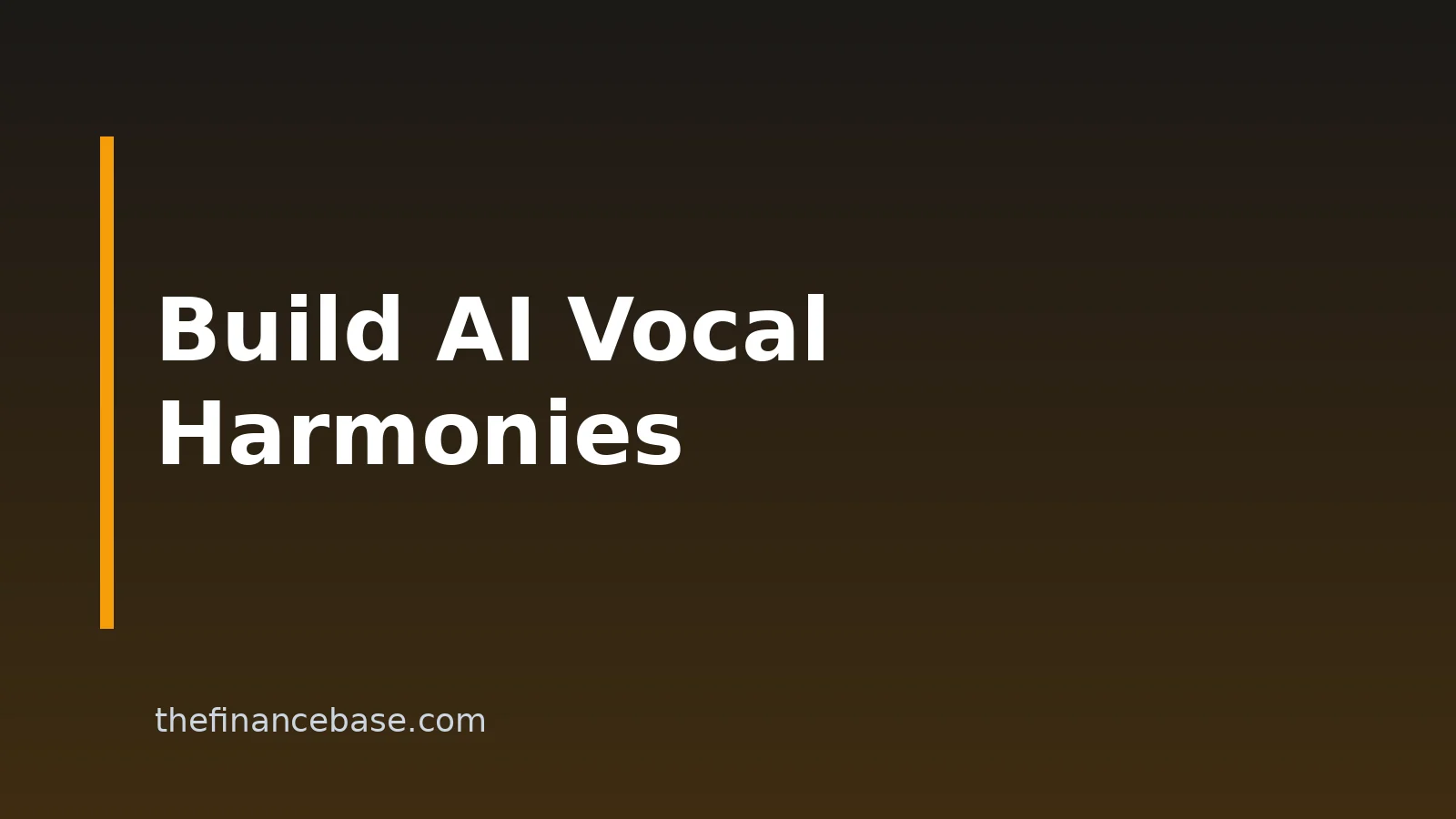 How To Create Vocal Harmonies With AI Tools In 2026