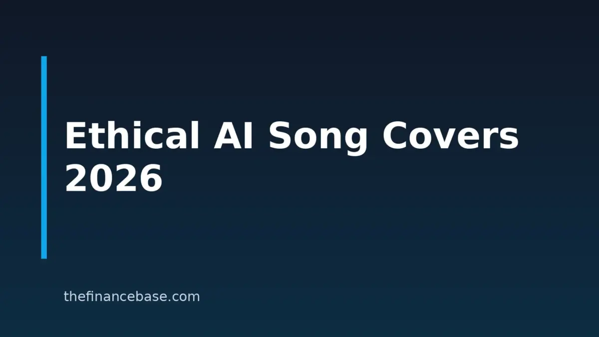 Best AI Song Cover Generators For Ethical Use (2026)