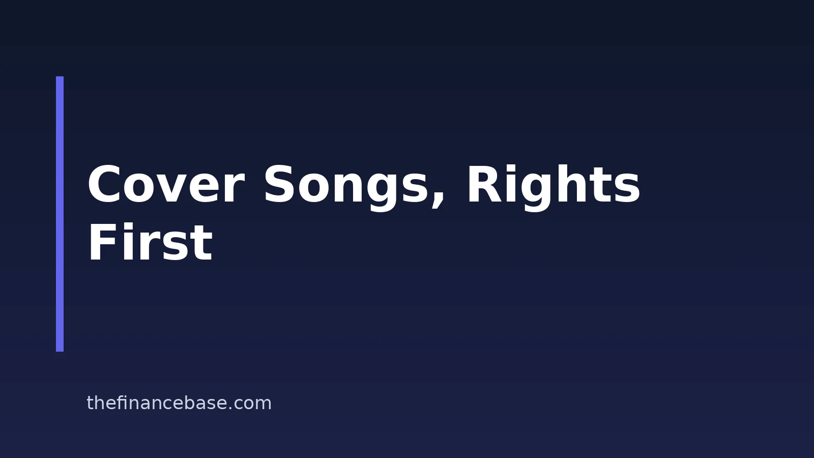 How to Cover a Song Legally: Rights and Licensing for AI Covers
