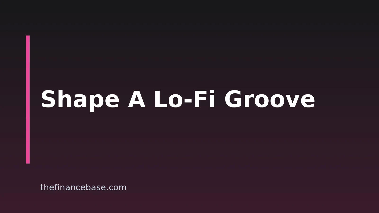 How to Generate Lo-Fi Music with AI: A Practical Workflow