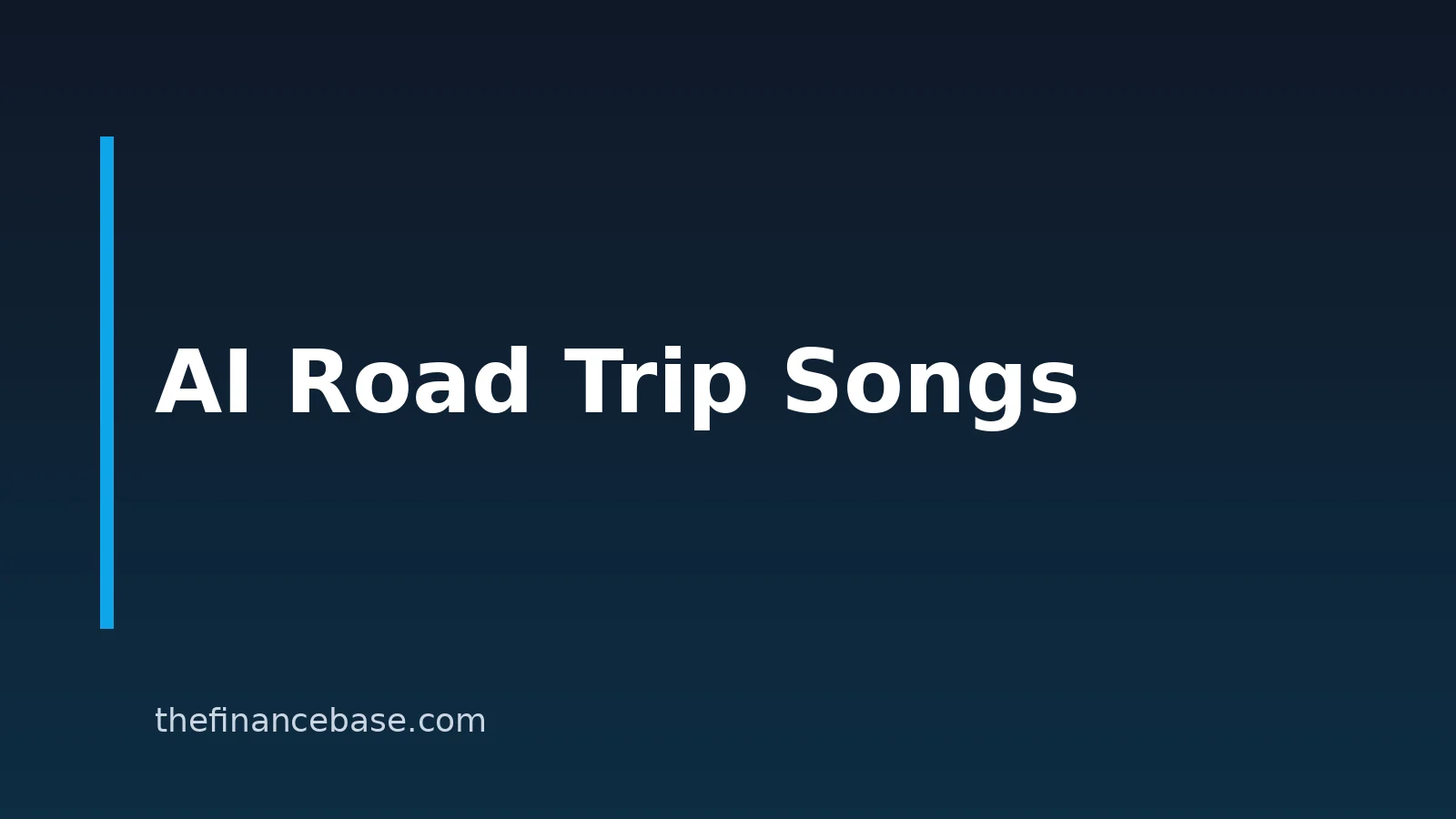 How To Create AI Songs For Road Trips